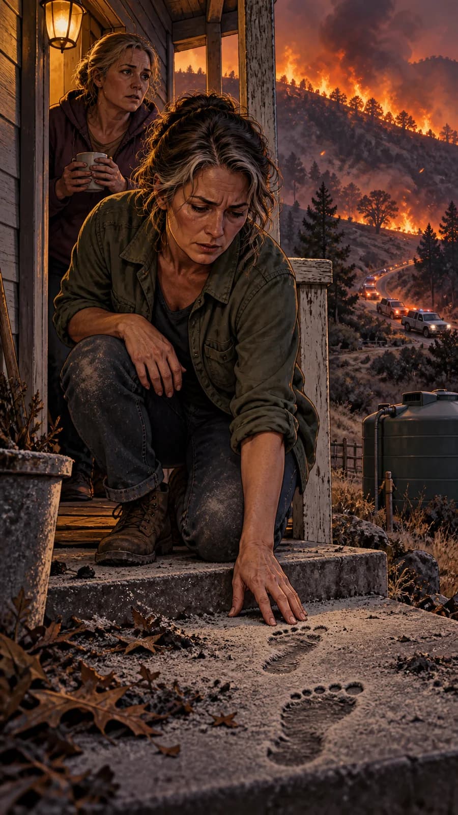 Cover of Barefoot Prints in the Ash